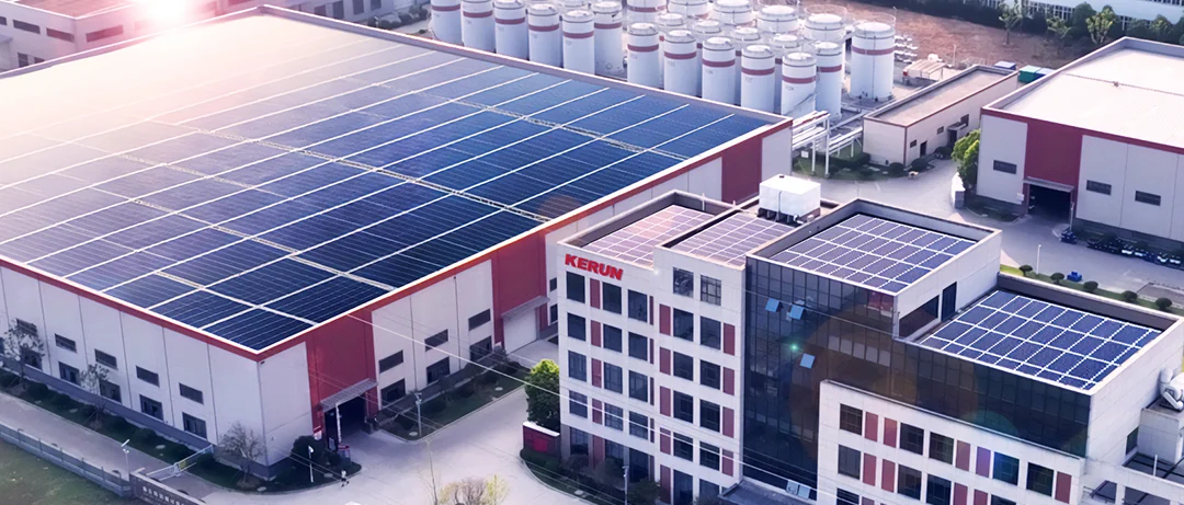 Practicing Green Development Philosophy, Building a Green Factory – Successful Installation of Photovoltaic System at Kerun's Intelligent Manufacturing Base