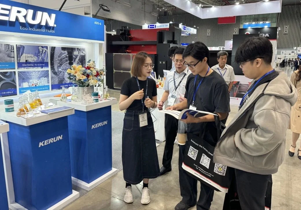 Toward Global Leadership in Green Solutions | KERUN's 2025 Vietnam Machine Tool Exhibition Concludes Successfully